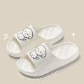 Cute Couple Pillow Slippers Female Summer Wear 2024 New Bathroom Bath Non-Slip Indoor Home Eva Thick Bottom Sandals
