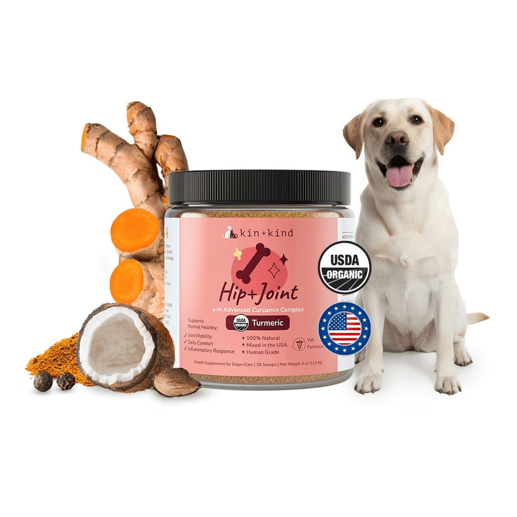 Suplemento Orgánico Para Cadera+Articulaciones Para Perros Y Gatos (Mediano) - 4 Oz