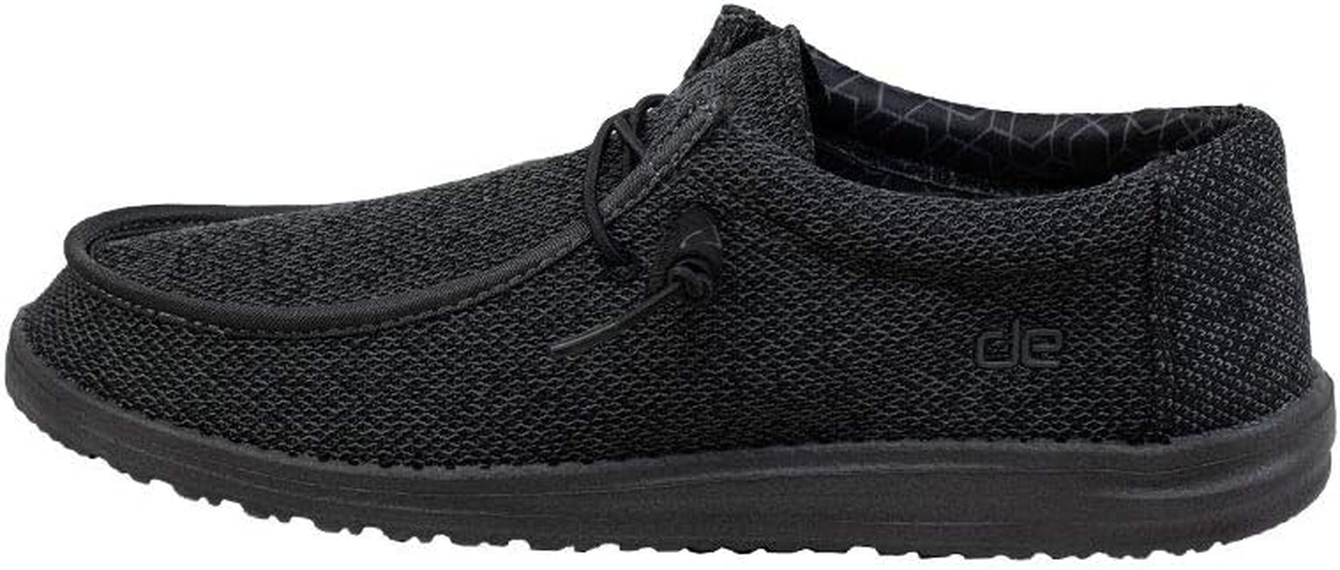 Hey Dude Men'S Wally Sox Onyx Multiple Colors | Men’S Shoes | Men'S Lace up Loafers | Comfortable & Light-Weight